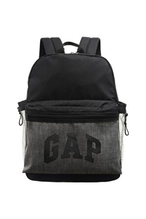 Sırt Çantası Siyah Gri Üç Bölmeli