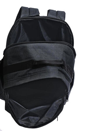 Seçtim Aldım Üç Bölme Sırt Çantası Siyah 03443