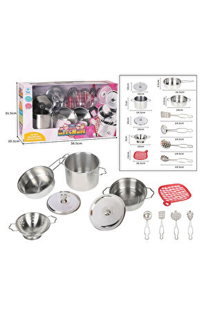Seçtim Aldım 3815-6 Çelik Tencere Tava Seti 11 Parça -