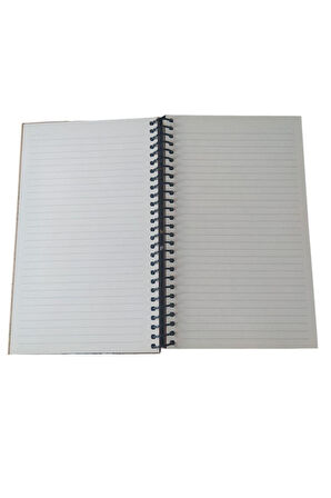 Papirüs Kraft Spiralli Sert Kapak 16X23 100 Yaprak Çizgili