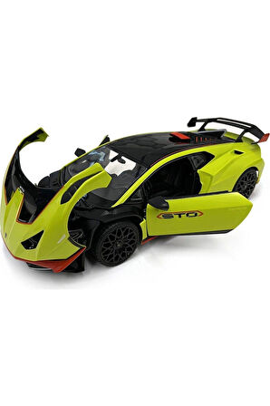 Seçtim Aldım Rastar Kumandalı Araba 98700 Lamborghini Sto Açılır Kapı Işıklı F/f 2.4ghz 1:14 6