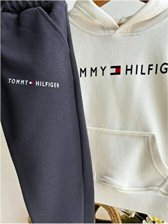 Kapüşonlu Sweatshirt Eşofman Alt-Üst Takım 