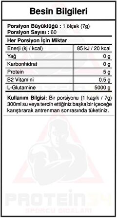 Bigjoy Sports Glutabig Powder 420 Gr Ananas Aroma Glutamin