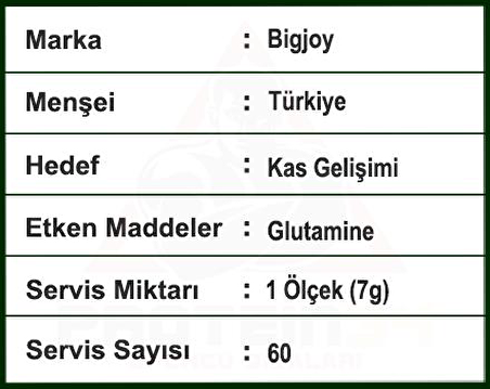 Bigjoy Sports Glutabig Powder 420 Gr Ananas Aroma Glutamin