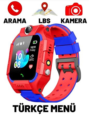 Çocuk Ve Yetişkin Unisex Sim Kartlı Ortam Dinleme Kameralı Gps Konum Takip Smart Kids Watch