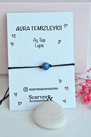 Doğaltaş Aura Temizleyici Bileklik Lapis