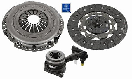 Sachs 3000990422 Debriyaj Seti Focus III CB8 11-14 Focus IV CEW 14-Grand C-Max Yeni Connect 14-1.6 TDCI Rulmanlı 3000990422