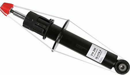 Sachs 316285 Amortisör Arka Gazlı Cayenne 10-3.0 3.6 4.8 TSI 3.0 4.2 TDI Mcv.Vb M 48.51 95833305100