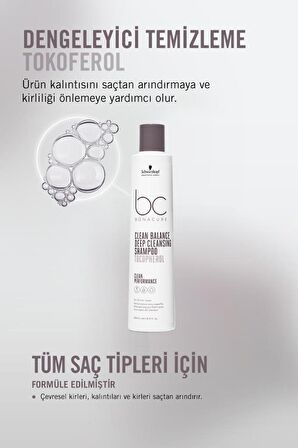 BC Clean Dengeleyici Derin Temizleme Şampuanı 250ml