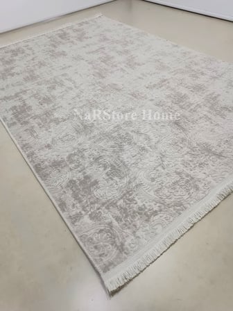 Dinarsu Kaymaz Taban Saçaklı Kesme Halı Yolluk Nevra Asos Vizon