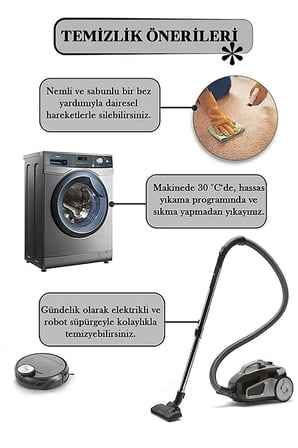 Rölyef Joy Gri Kaymaz Taban Kesme Halı Yolluk