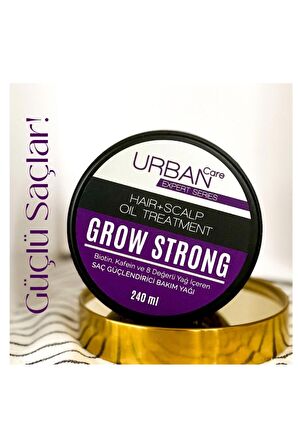 Grow Strong Zayıf Saçlar Için Güçlendirici Saç Bakım Yağı 240 ml