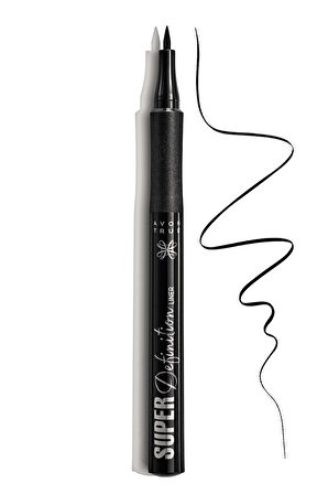 True Super Definition Siyah Eyeliner