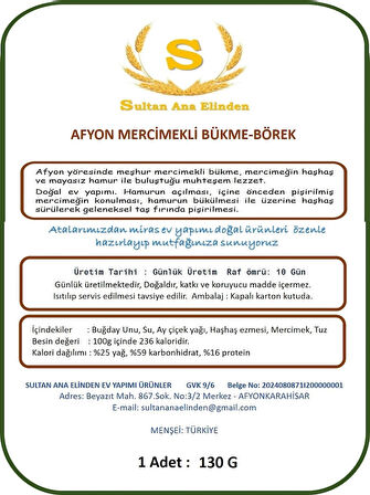 Afyon Mercimekli Bükme-Börek 6’lı Paket 