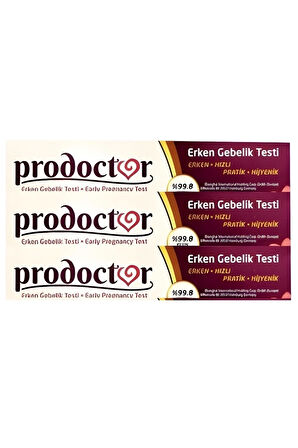Early Erken Gebelik Testi %99.8 Kesin Sonuç X 3 Adet