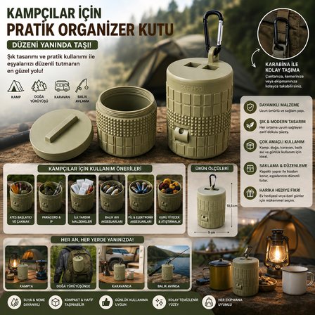 Çok Amaçlı Dekoratif Organizer Kutu – Kapaklı Düzenleyici Saklama Kutusu