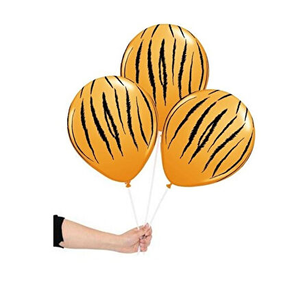 SAFARİ BASKILI BALON 10 ADET