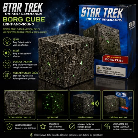 Star Trek: The Next Generation – Borg Cube Light & Sound Koleksiyon Ürünü