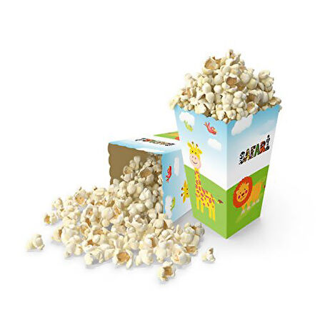SAFARİ MISIR, ÇEREZ,CİPS, POPCORN KUTUSU 8 ADET