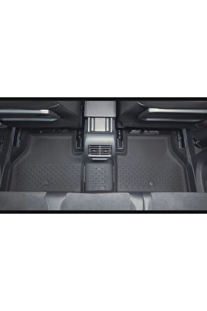 Sahler Volkswagen Caddy 2020 ve Sonrası 4.5D Paspas 3D Rizline Bagaj Havuzu Set