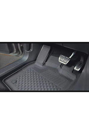 Sahler Volkswagen Caddy 2020 ve Sonrası 4.5D Paspas 3D Rizline Bagaj Havuzu Set