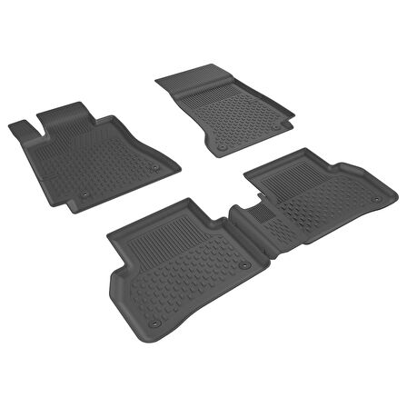 Sahler Mercedes C Serisi W205 2014-2021 4.5D Paspas 3D Rizline Bagaj Havuzu Set