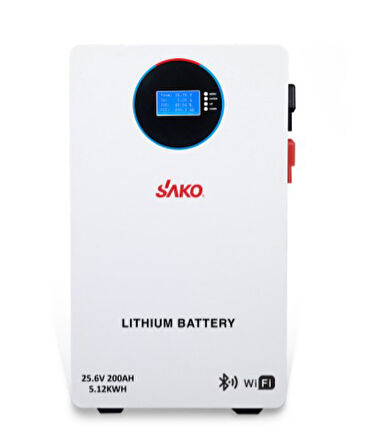 SAKO - İnges 25.6 VOLT 200 AMPER LİTYUM AKÜ - 5.12 KWH 24 VOLT 200 AMPER LİFEPO4 AKÜ