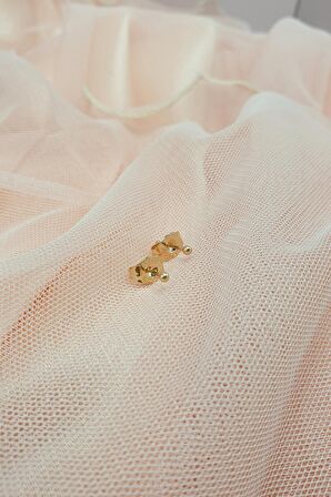 Nokta Top Küpe Rose Gold