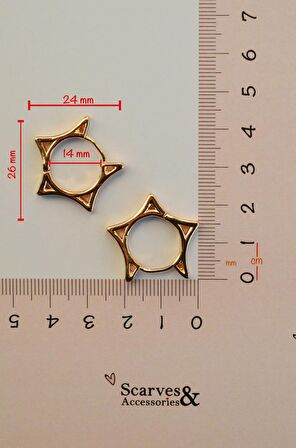 Yıldız Halka Küpe