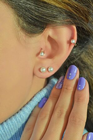 İnci Küpe 5 mm