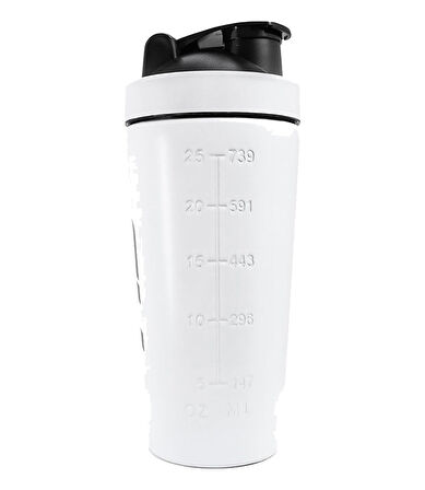 MuscleCloth Paslanmaz Çelik Shaker 739 ml Beyaz