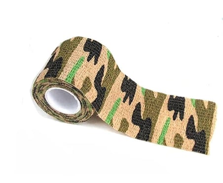 2 Adet Kamuflaj Bant 5cm x4,5Mt Su Geçirmez Elastik Bandaj-No:6