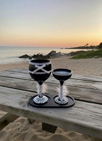 El Yapımı Şamdan & Kadeh Seti