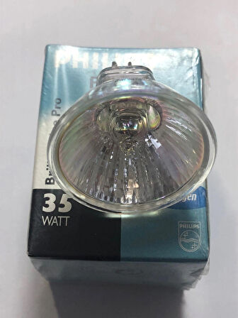 3 ADET PHILIPS 12V 35W MR 11 HALOJEN ÇANAK ÇAP:35mm