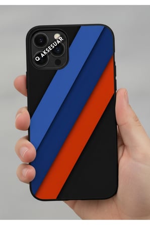 Samsung Galaxy S22 Uyumlu BMW SW2 Desen Tasarımlı Siyah Telefon Kılıfı Kapak