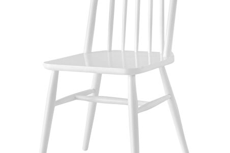 SEDEF AMERİKAN AHŞAP AYAK SANDALYE BEYAZ