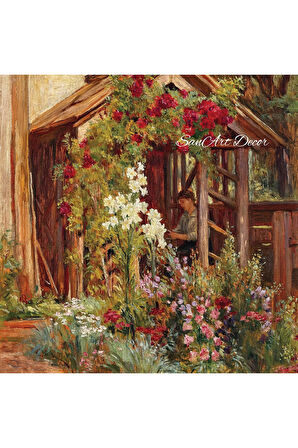 Çerçeveli Vintage Tablo, Yağlı Boya Tablosu, Çerçeveli Tablo, Sanatsal Dekor, Manzara Tablosu