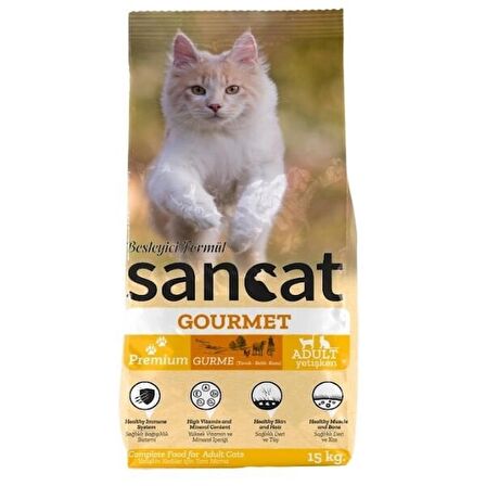 Sancat Yetişkin Kedi Maması Gurme 15 kg