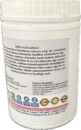 DEMİR KİMYA GRANÜLLÜ EL SABUNU (SANDY CLEANER) 1 KG