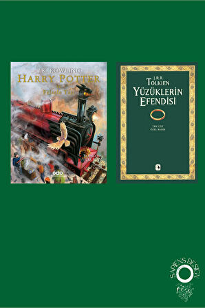 Yüzüklerin Efendisi Tek Cilt + Harry Potter ve Felsefe Taşı – 1 (Resimli Özel Baskı)