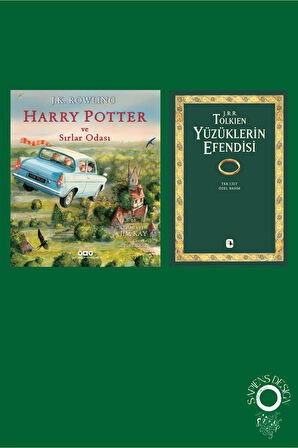 Yüzüklerin Efendisi Tek Cilt Özel Baskı + Harry Potter ve Sırlar Odası – 2 (Resimli Özel Baskı)