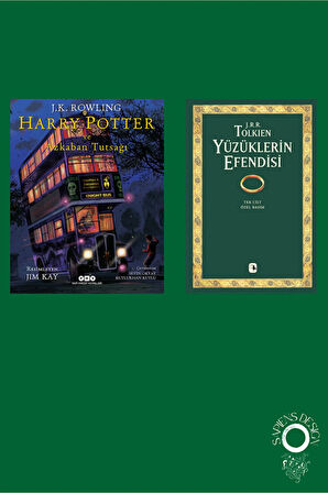 Yüzüklerin Efendisi Tek Cilt + Harry Potter ve Azkaban Tutsağı – 3 (Resimli Özel Baskı)