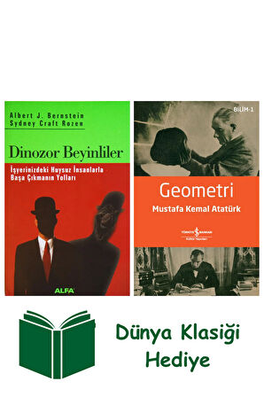 Dinozor Beyinliler + Geometri + Dünya Klasiği Hediye