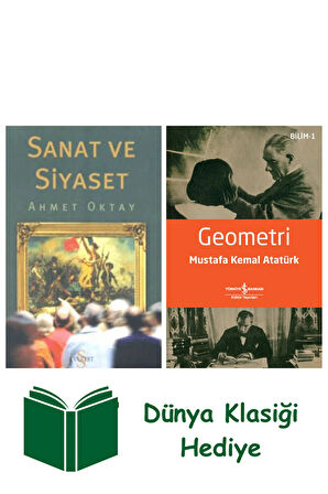 Sanat ve Siyaset + Geometri + Dünya Klasiği Hediye
