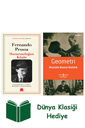 Huzursuzluğun Kitabı + Geometri + Dünya Klasiği Hediye