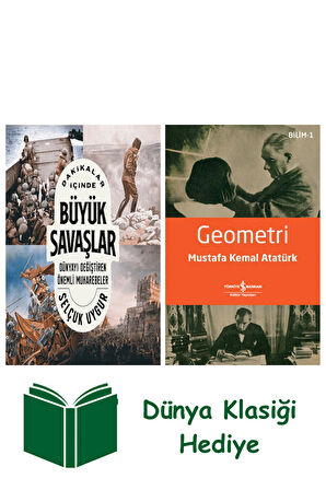 Dakikalar İçinde Büyük Savaşlar + Geometri + Dünya Klasiği Hediye