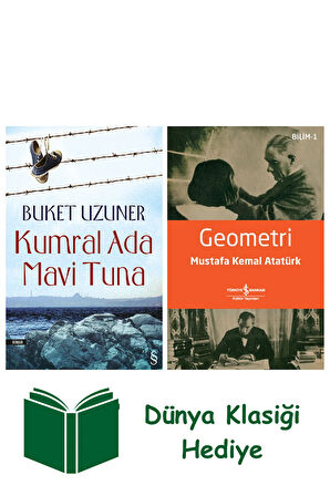 Kumral Ada Mavi Tuna + Geometri + Dünya Klasiği Hediye