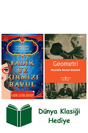 Fadik ve Kırmızı Bavul + Geometri + Dünya Klasiği Hediye