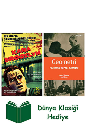 Kara Brooklyn (Cep Boy) + Geometri + Dünya Klasiği Hediye