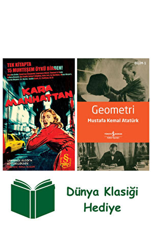 Kara Manhattan + Geometri + Dünya Klasiği Hediye